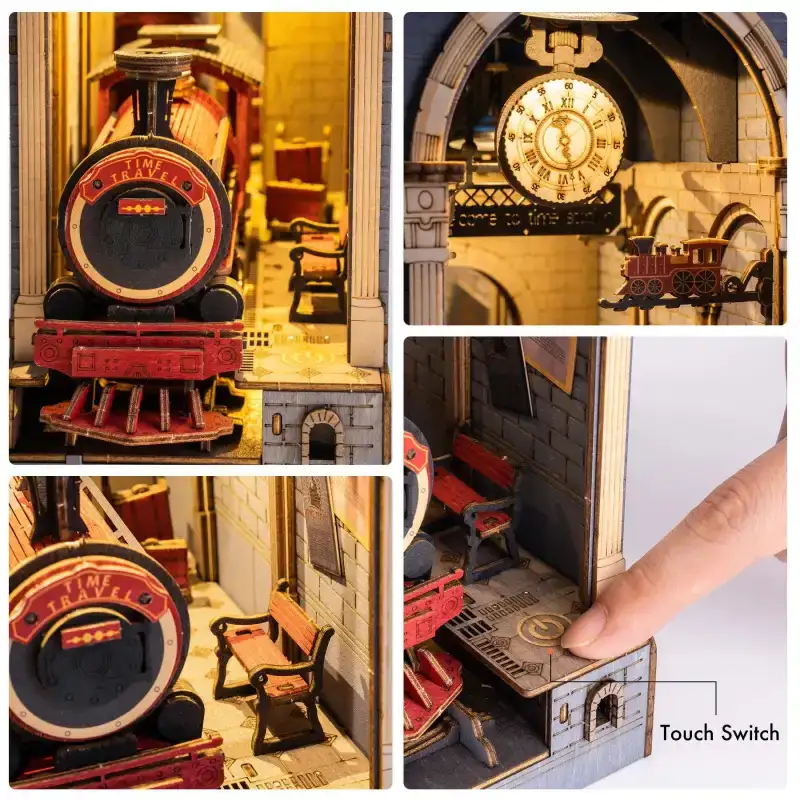 Book Nook The Time Machine (Inspired by the Jacobite Train) - Image 5