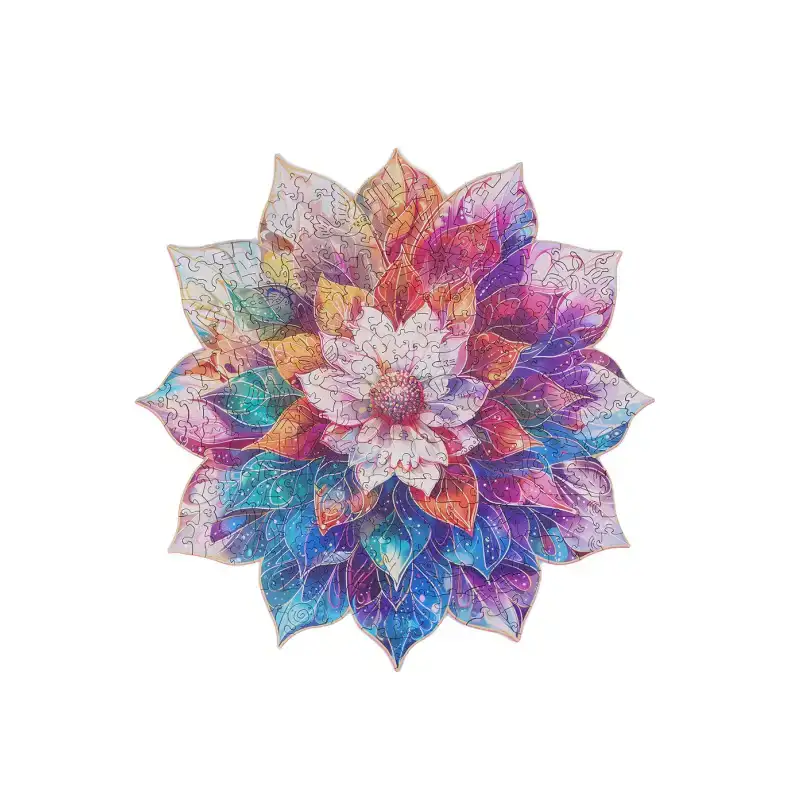 Jigsaw Rompecabezas Mystic Mandala Flower - Image 4