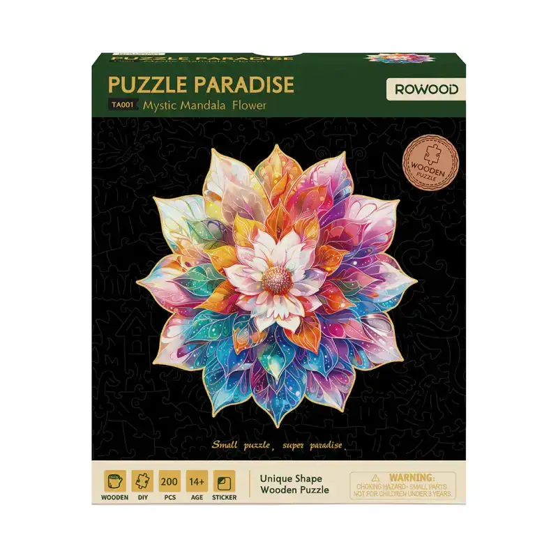 Jigsaw Rompecabezas Mystic Mandala Flower - Image 5